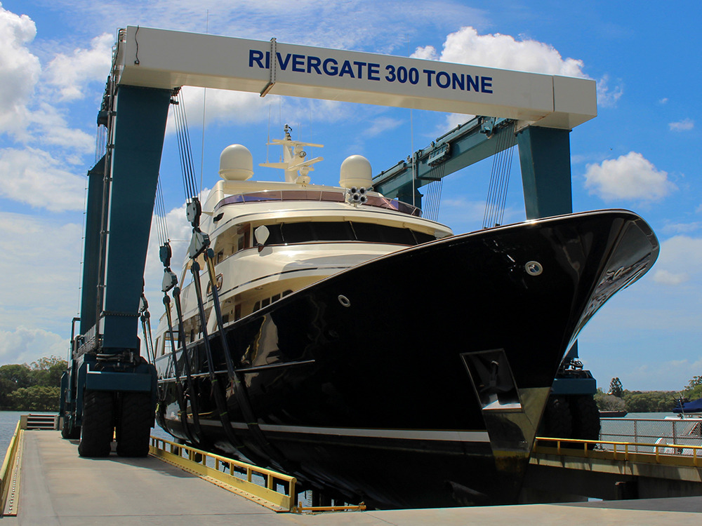  Rivergate successfully managed a six month refit of the vessel, which included a complete exterior refinish, teak deck refurbishment and overhaul of stabilisers.