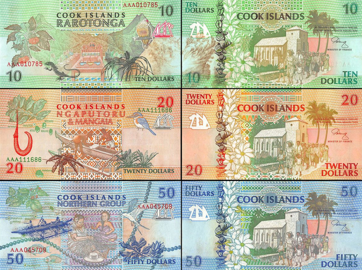 Old Cook Island Dollars