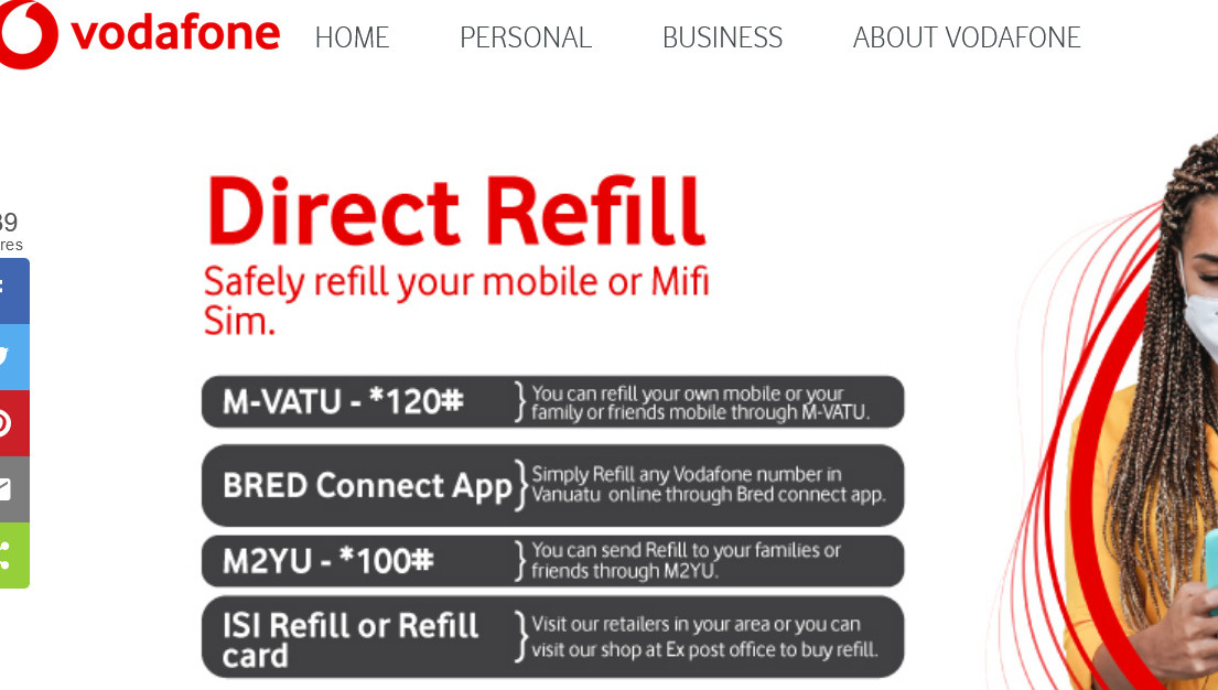 Vodafone Direct Refill
