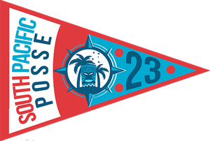 South Pacific Posse '23 BUrgee Front